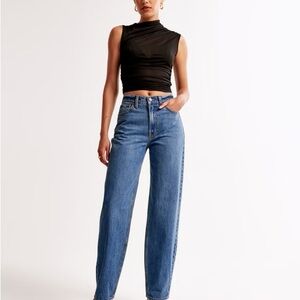 Abercrombie & Fitch the taper Jean high rise